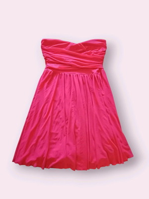Red strapless dress Medium Tally Weijl like new