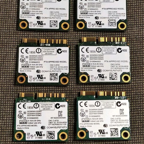Intel Centrino Advanced-N 6205 WiFi Cards pack of 10 like new