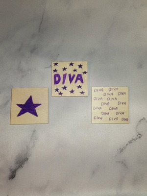 Χειροποίητα μαγικά μαγνητάκια σετ 3 ξύλινα καινούργια