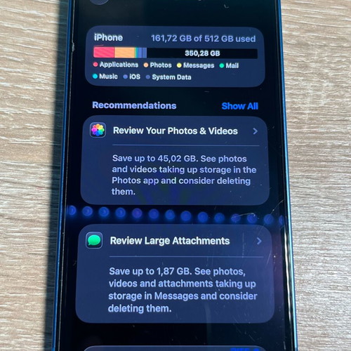 Apple iPhone 13 mini 512GB Blue 5G like new with accessories