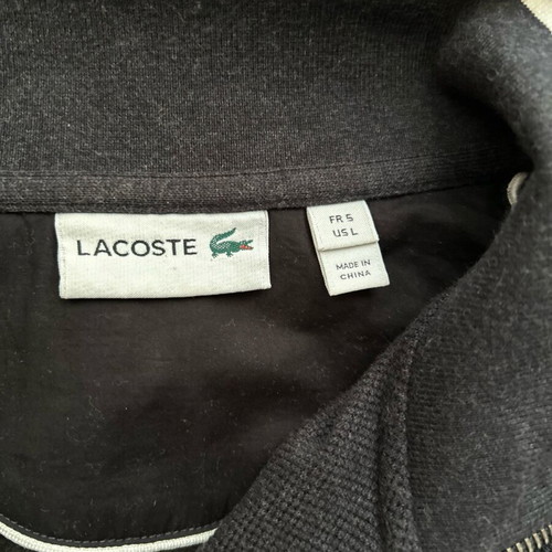 Lacoste men's jacket gray, like new, size L