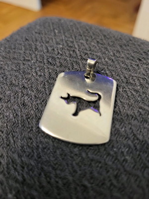Jewelry Taurus zodiac made of stainless steel new, silver