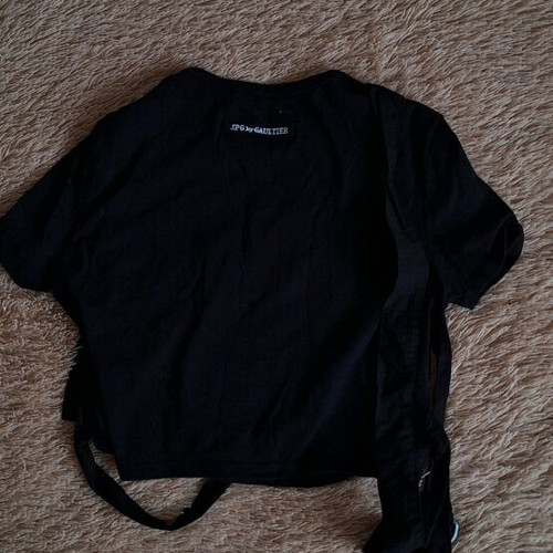 JPG Jean’s by Gaultier T-shirt new, size L 40 12, black