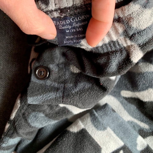Faded Glory men's tracksuit like new, size M, black and gray