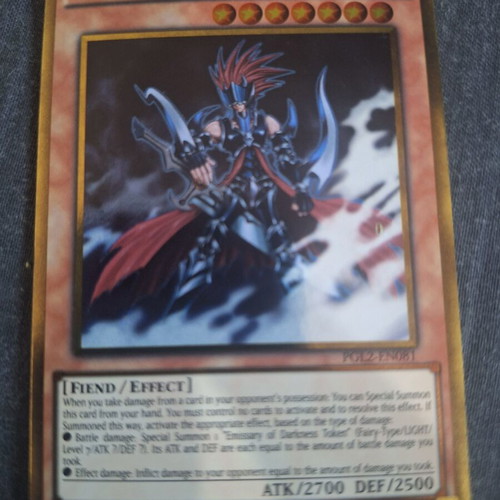 Gorz the Emissary of Darkness 1st Edition Yu-Gi-Oh! card like new