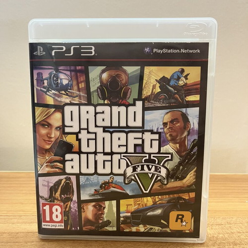 Grand Theft Auto 5 PS3 game with map