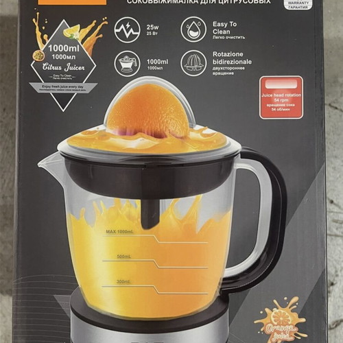 Raf electric juicer 25W with 1lt capacity black new