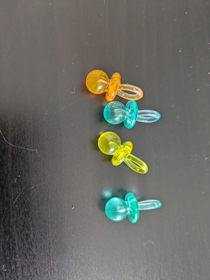 Vintage pacifiers like new