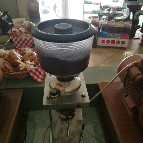 Coffee grinders used and espresso machine