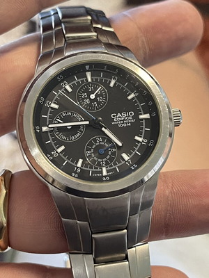 Αντρικό ρολόι Casio μεταχειρισμένο, μαύρο