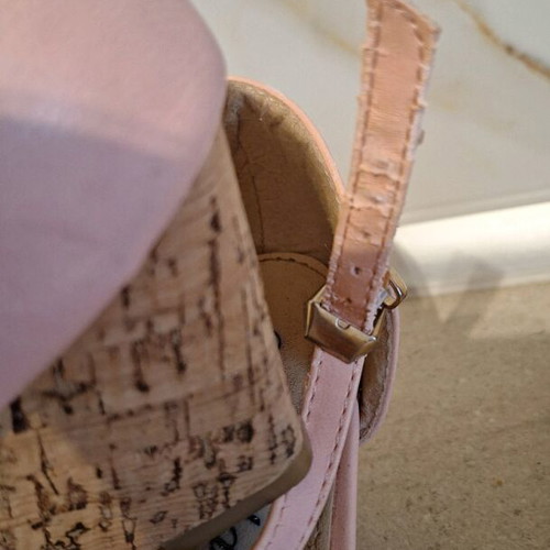 Famous dance shoes size 38 like new, beige