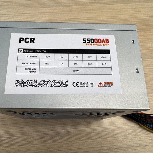 PC ATX Power Supply PCR 550W new