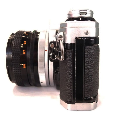 Canon AE-1 camera with FD 50mm 1:1.8 S.C lens used