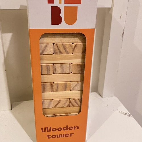 Wooden Tower 51 Pieces New