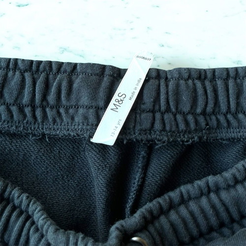 Marks & Spencer boys' black shorts like new for ages 13-14