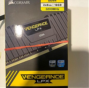 Corsair Vengeance LPX 16GB DDR4 RAM με 2 Modules (2x8GB) και Ταχύτητα 3200 για Desktop σφραγισμένες
