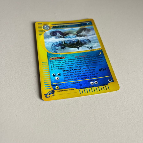 Blastoise 37/165 EX Reverse Holo card used in excellent condition