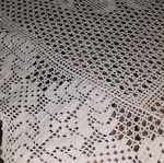 Εργόχειρο πλεκτό τετράγωνο καινούργιο 66x66
