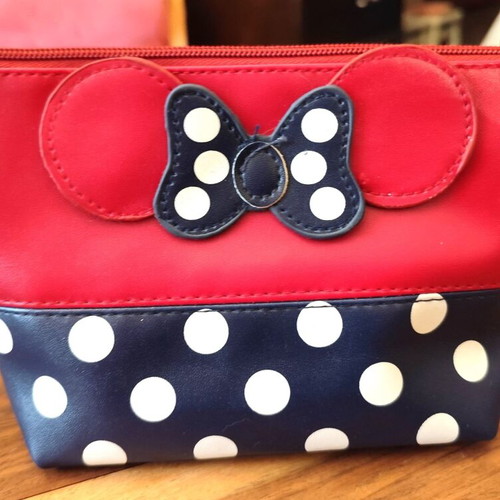 Mini Mouse toiletry bag new, blue and red