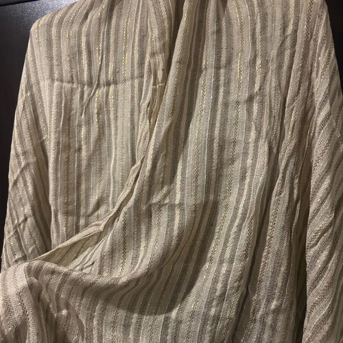 Scarf new gold color without tag