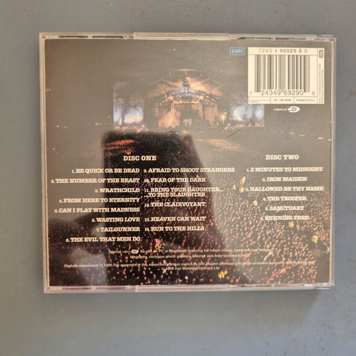 Iron Maiden Live At Donington CD used, metal