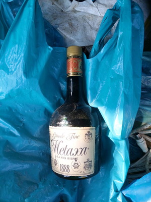 Metaxa Brandy Grande Fine closed exceptional rare from 1970