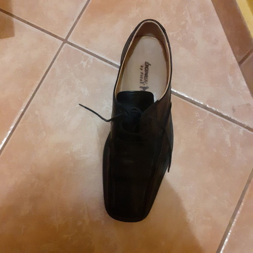Men's lace-up shoes like new, size 46, black