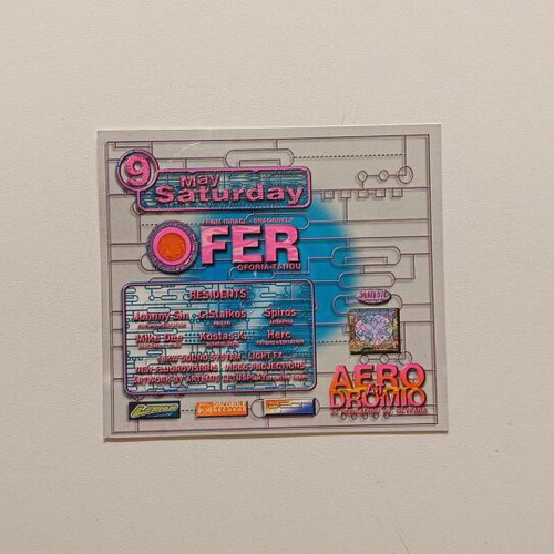 Sunrisezone Amorphia DJ Event Flyer like new