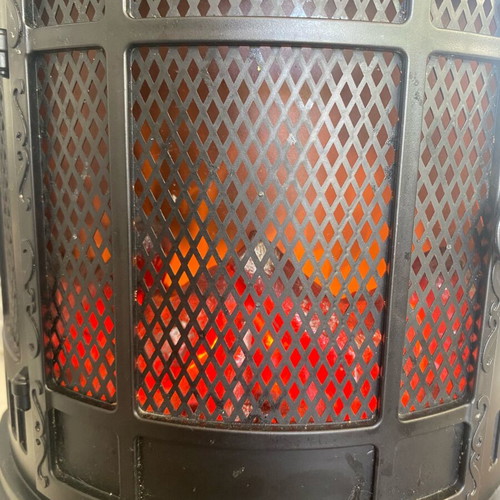 Decorative fireplace insert used with flame motion effect