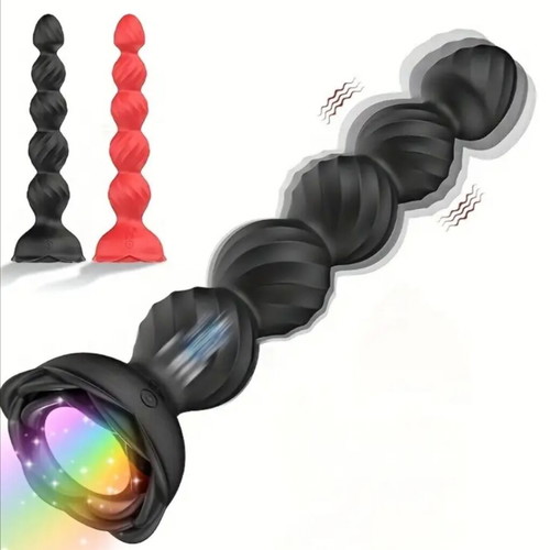 Smart plug vibrating wedge replica made of silicone with app control