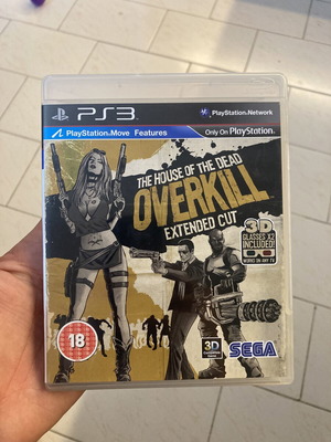 PlayStation 3 The House of the Dead Overkill Extended Cut като нова, 3D
