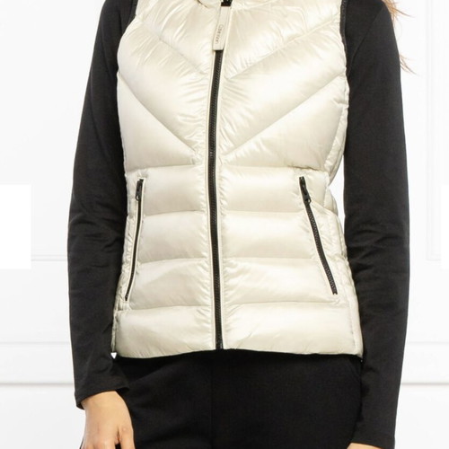 Calvin Klein women's down vest cream size small like new