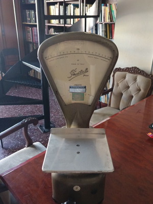 Vintage Italian Mechanical Scale used, made in Italy