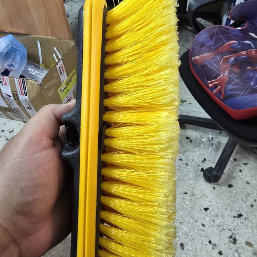 Car washing brush yellow new