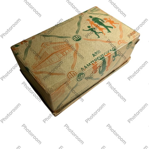 Vintage cardboard shoe packaging boxes used