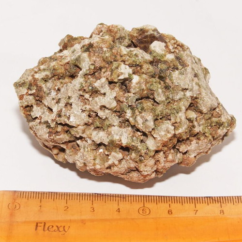 Mineral with vesuvianite-granate-calcite new, size 9 cm