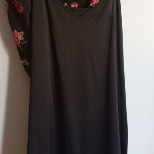 Stradivarius Floral Chiffon Dress like new, multicolor, size L