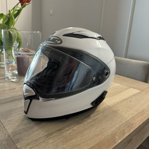HJC F70 Pearl White Helmet like new