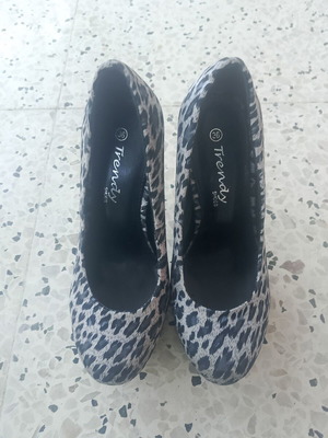 Trendy Too Pumps new textile black and white size 36