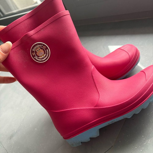 Pink children's rain boots used, size 31-32 Blackfox in poor condition