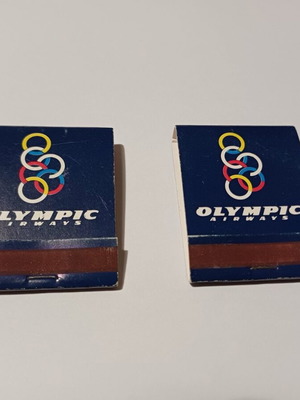 Olympic Airways matches used, pack of 2 intact packages