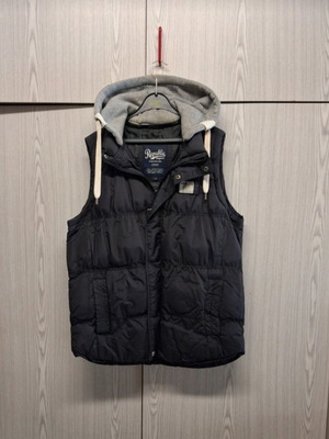 Republic puffer vest used, black, size L