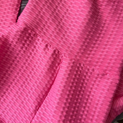 Women's sports jumpsuit with cut-out back like new, pink, size S/M