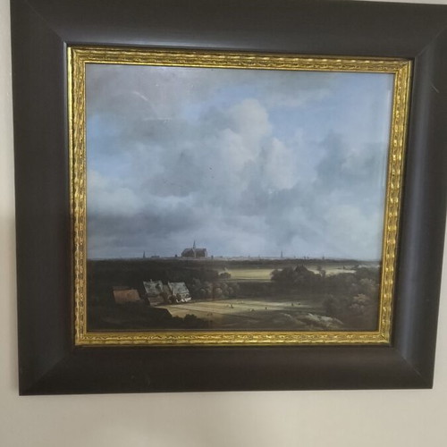 Painting "View of Haarlem" like new reproduction
