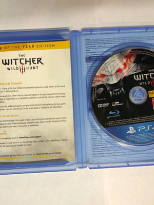 The Witcher Wild Hunt PS4 game used