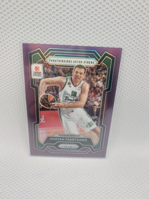 Euroleague Prizm Κώστας Τσαρτσαρής purple/99 σαν καινούργιο