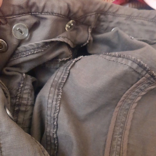 Spring jacket used, brown green, size M/L