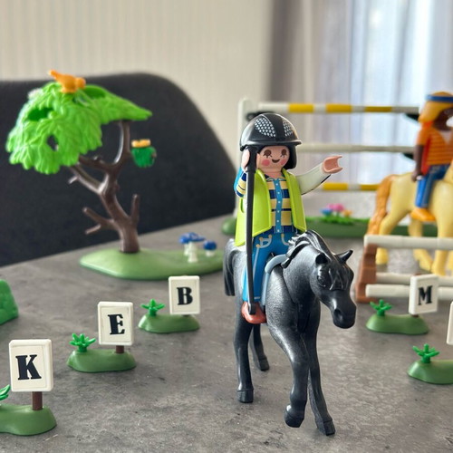 Play Mobil Equestrian Games like new