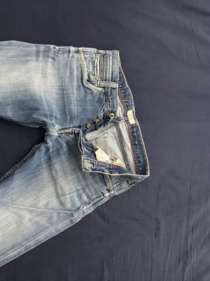 Pepe Jeans pants used size 30/34 blue and white