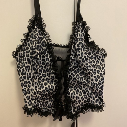 Corset lingerie pajama like new with ribbons